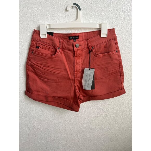 NWT Stitch Fix womens Salmon denim Boyfriend  Shorts size 29 (size 6) - Picture 1 of 4